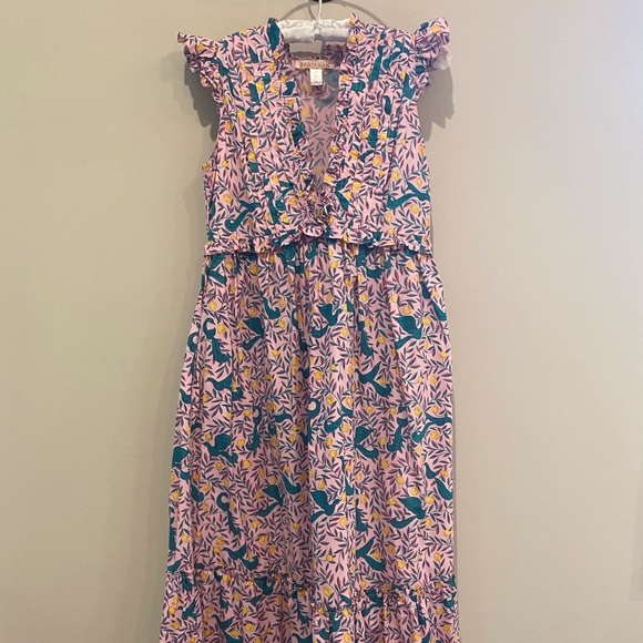 Banjanan Constance Maxi Dress Delph Bird Peony - Picture 8 of 15